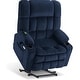 preview thumbnail 14 of 45, MCombo Dual Motor Power Lift Recliner Chair with Massage and Heat for Big People, Fabric R7891 (Large-Wide)