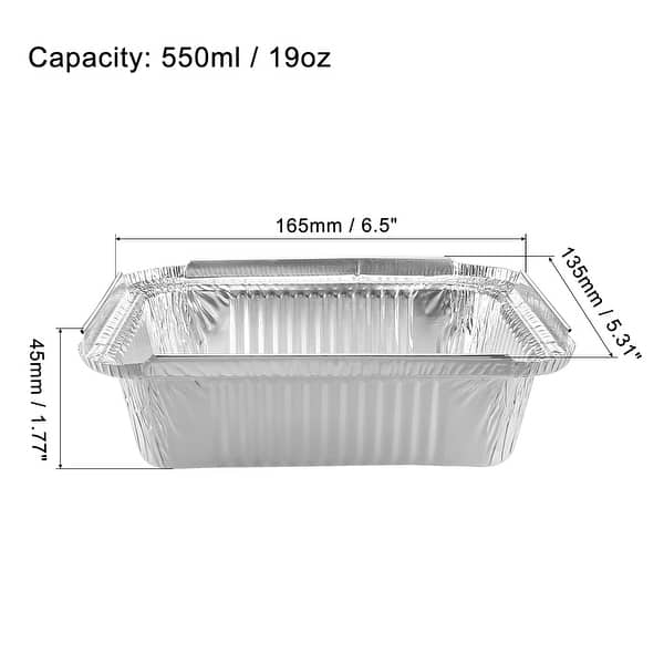 Aluminum Foil Pan 19oz Disposable Trays Containers for Kitchen Cooking Bed Bath & Beyond