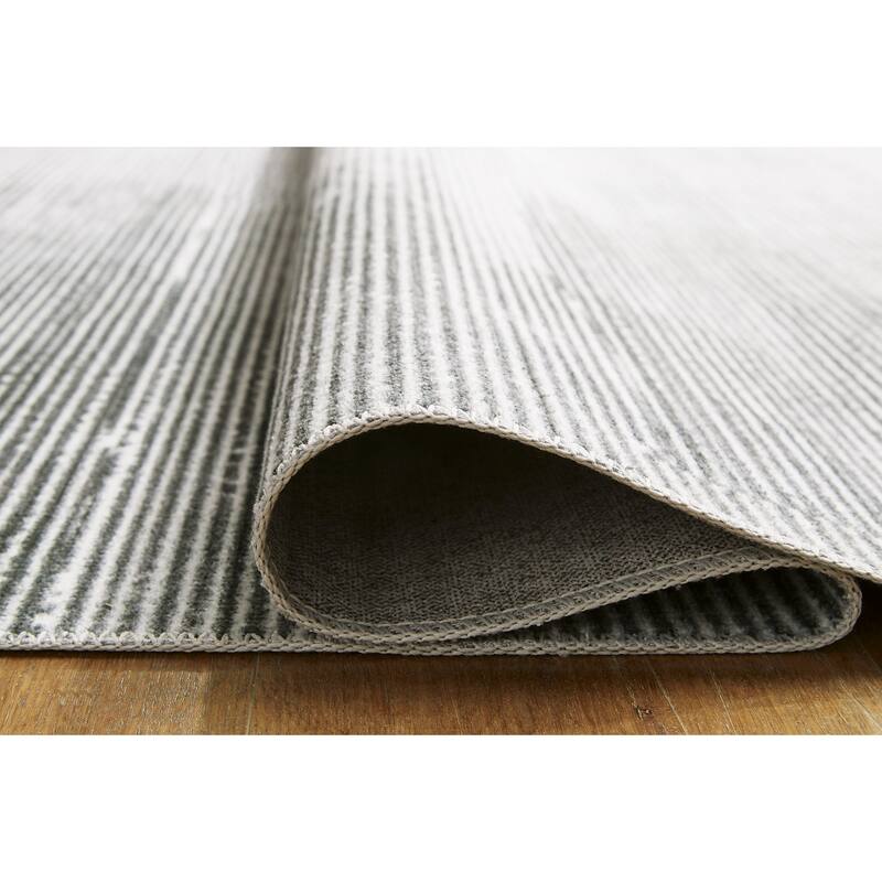 Signature Design by Ashley Milset Black/White Rug