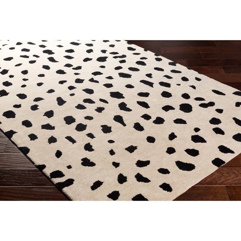 Livabliss Tunas Handmade Animal Print Wool Area Rug