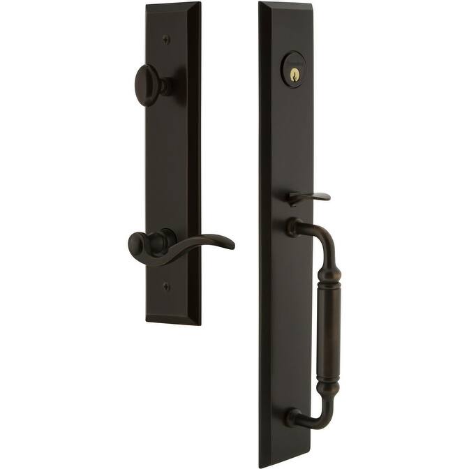 Grandeur Fifth Avenue Solid Brass Rose Right Handed Dummy "C" Grip