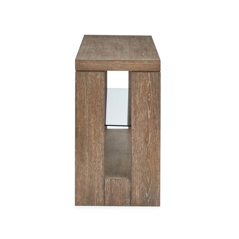 Magnussen Home Conway Spiced Brown Console Sofa Table - 64''W x 16''D x 27''H