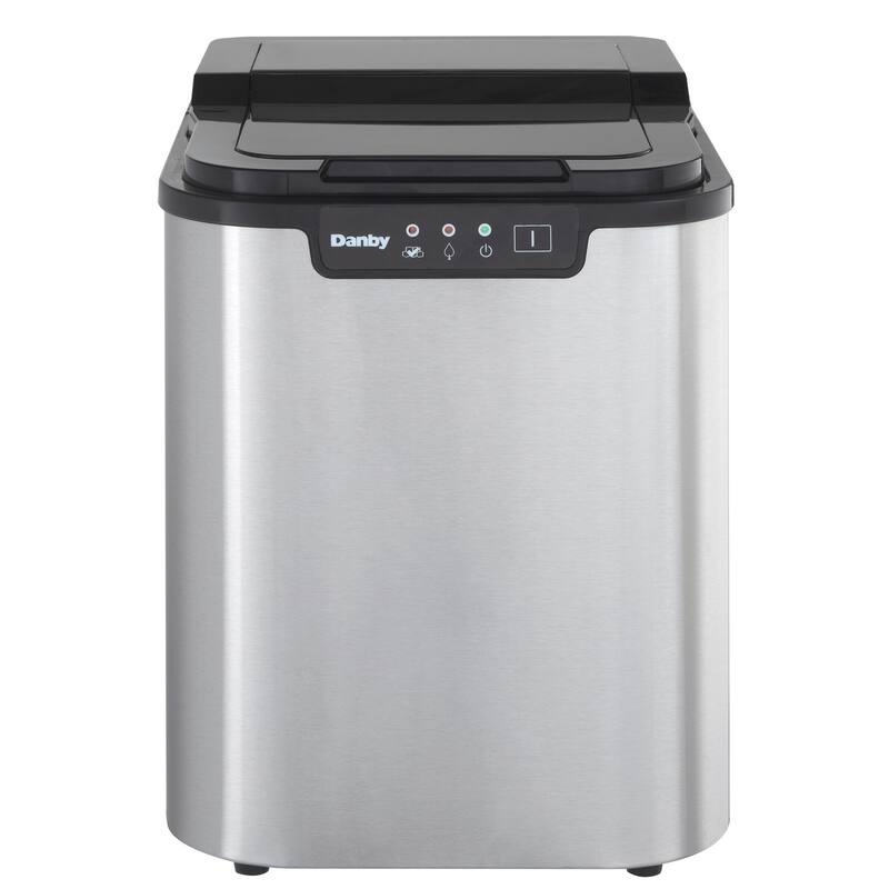 Danby 2 lb Ice Maker - Stainless Steel