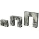 preview thumbnail 10 of 14, White or Black Marble Square Arch Abstract Decorative Sculpture with Varying Sizes (Set of 3)