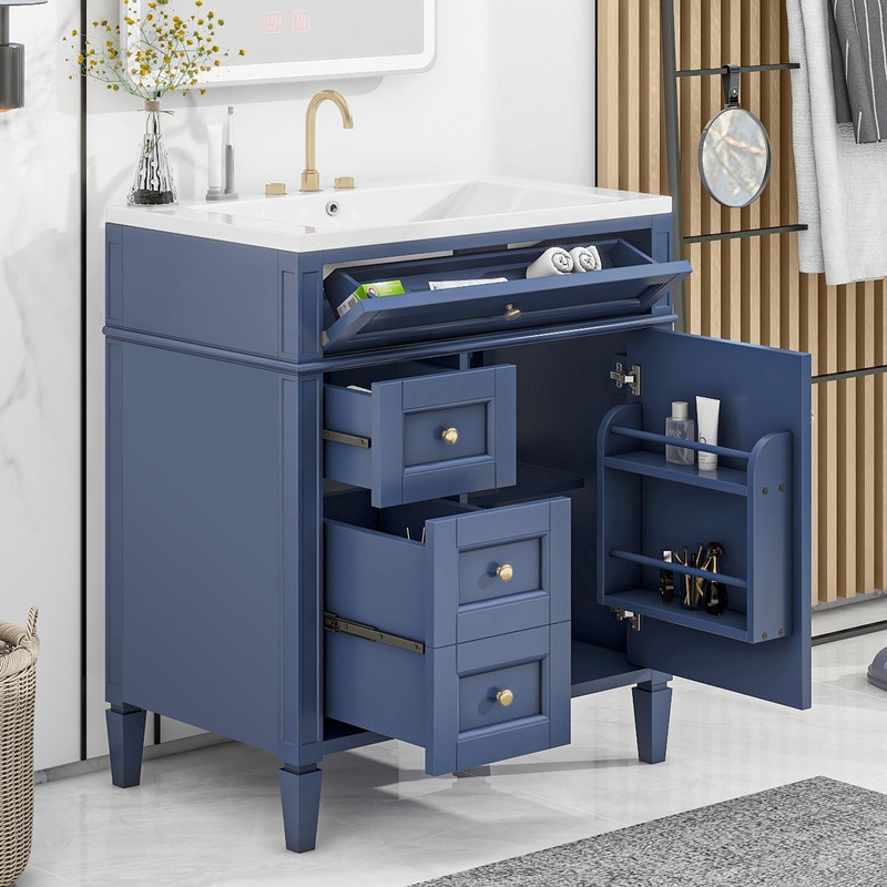 Blue 30 in Bathroom Vanities Bed Bath Beyond