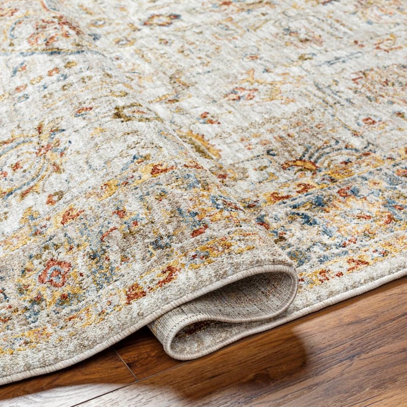 Livabliss Transitional Mona Lisa Medallion Area Rug