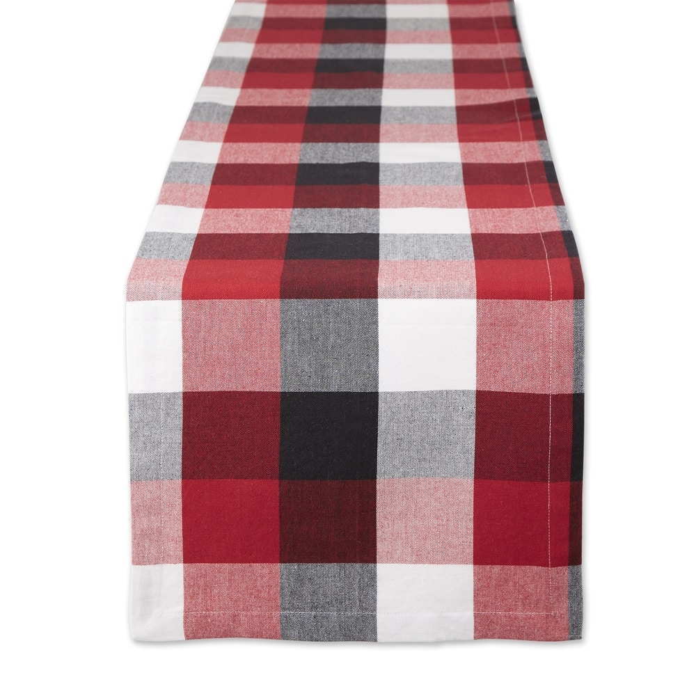 DII Tri Color Check Table Runner