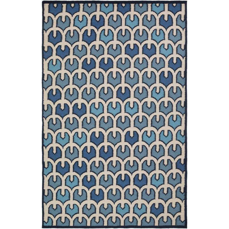 Hand-woven Brett Reversible Wool Area Rug