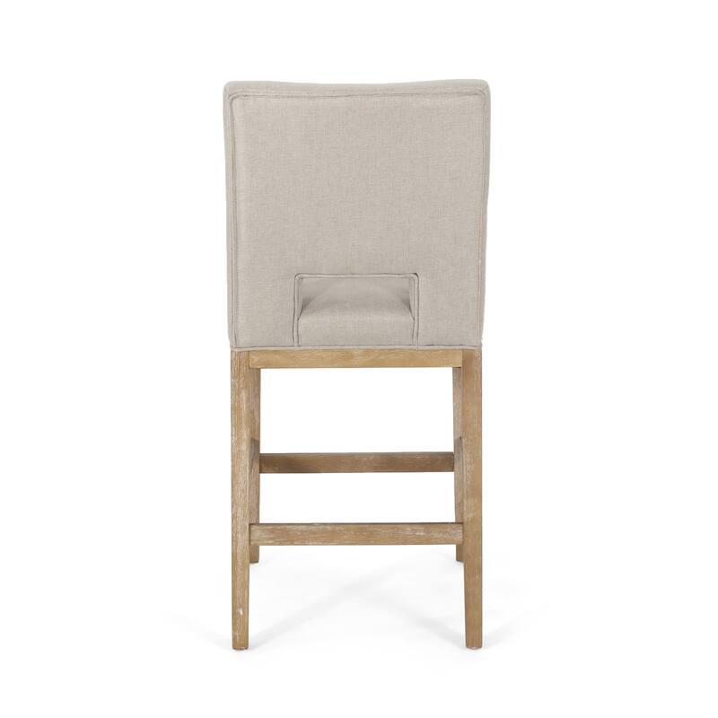 Coloma Fabric 27 Inch Counter Stools (Set of 2) by Christopher Knight Home
