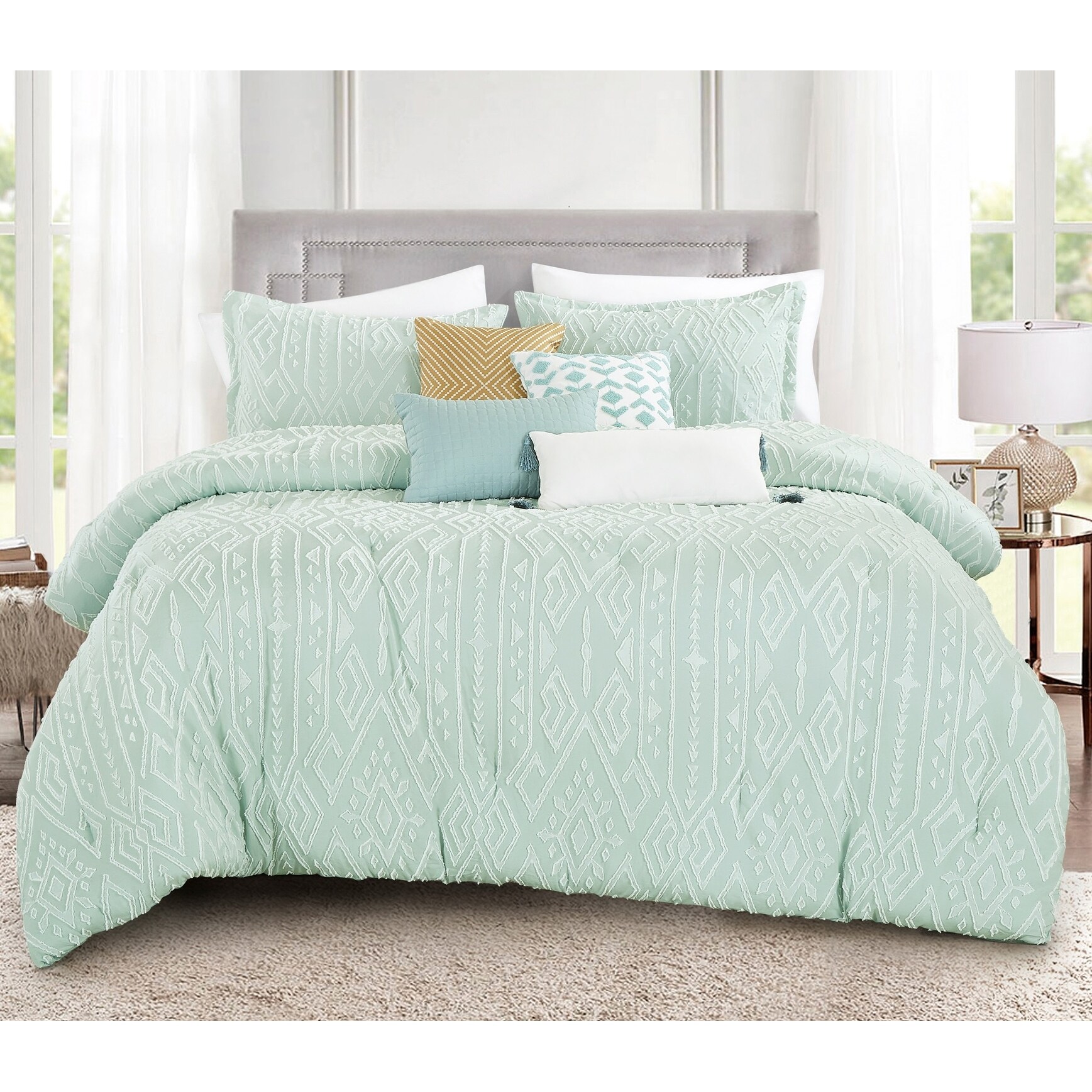 Bedding sets with cushions discount