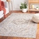 preview thumbnail 7 of 37, SAFAVIEH Baltimore Olimpia Machine Washable Shabby Chic Vintage Oriental Rug 8' x 10' - Light Grey/Rust - Rectangle