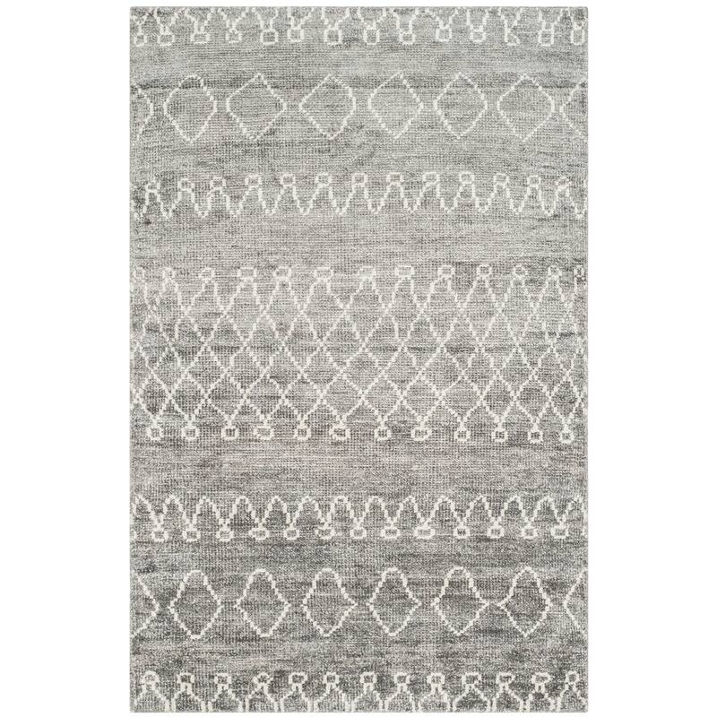 SAFAVIEH Hand-knotted Stone Wash Mirzeta Modern Wool Rug