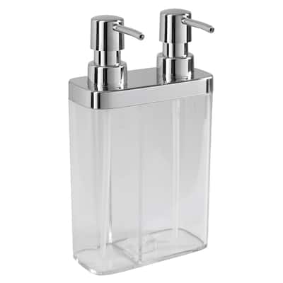 Kitchen Details Dual Pump Soap & Lotion Dispenser in Clear