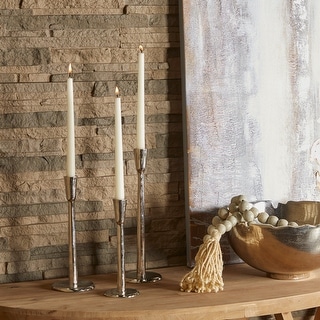 Aluminum Tapered Candle Holder