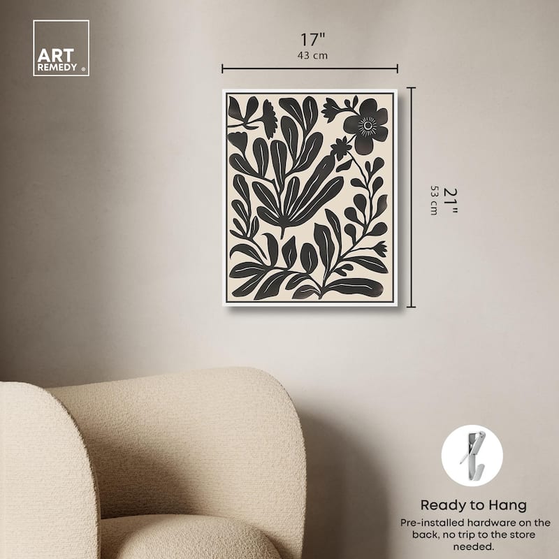 Ebony Eden Essence II Canvas by Art Remedy