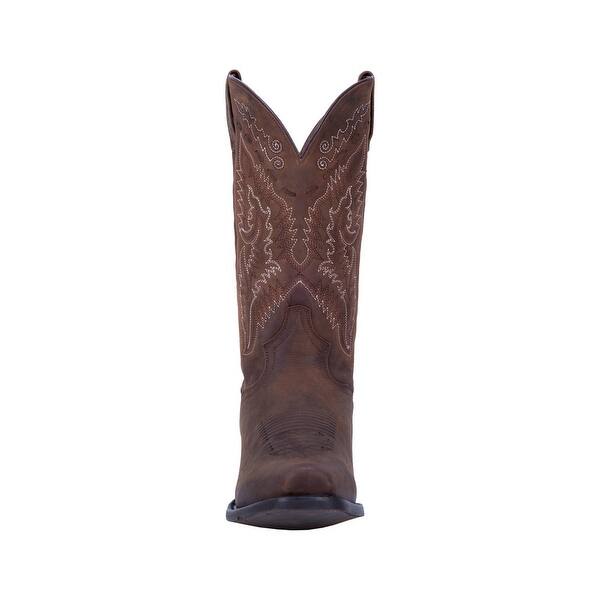 Shop Dan Post Western Boots Mens Canyon Run Square Toe Bay Apache Bay Apache Overstock 28304460