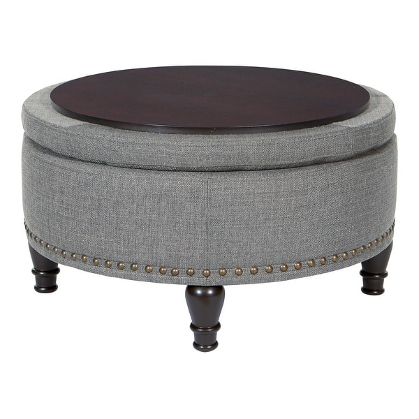 Featured image of post Black Round Ottoman Tray / Ottoman trays are a wonderful way to enjoy the benefits of both the ottoman and the convenience of a coffee table all in one!