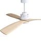 preview thumbnail 48 of 51, 60 Inch Solid Wood Ceiling Fan with Light and Remote, Reverse Functions, Integrated Light Optional