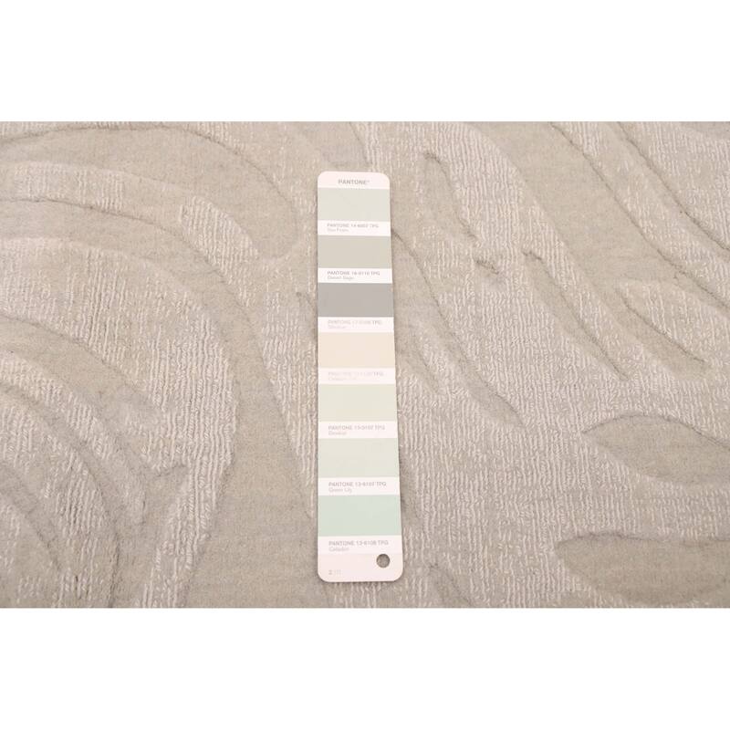 ECARPETGALLERY Hand Loomed Kashkuli Gabbeh Sage Wool Rug - 6'8 x 9'8