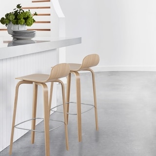 modern wood bar stool