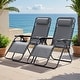 preview thumbnail 41 of 61, Homall Patio Zero Gravity Chair Lawn Lounge Chair with Pillow Set of 2