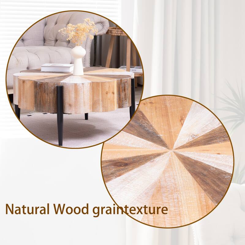 Rustic Manufactured Wood Flower