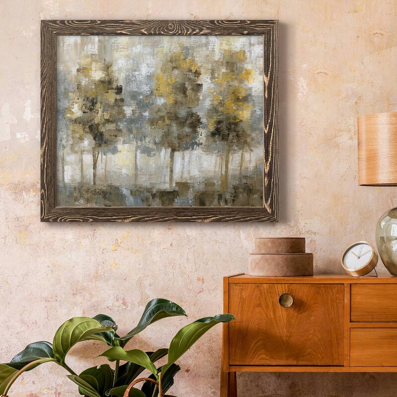Linen Trees-Premium Framed Canvas - Ready to Hang