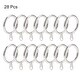 preview thumbnail 7 of 13, Curtain Rings, Metal Drapery Ring for Curtain Rods, 28 Pcs