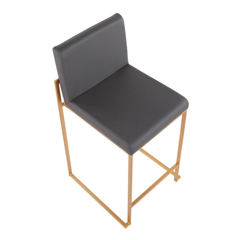 Silver Orchid Forrest High Back Counter Stool - Set of 2