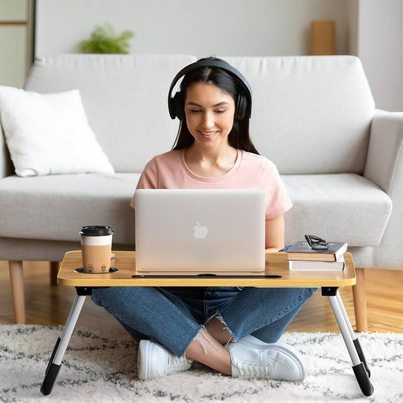 Foldable Laptop Bed Table Tray