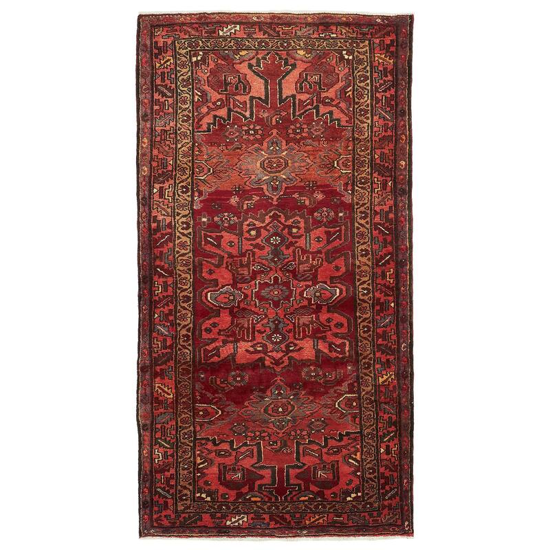 ECARPETGALLERY Hand-knotted Andelz Red Wool Rug - 3'6 x 6'8