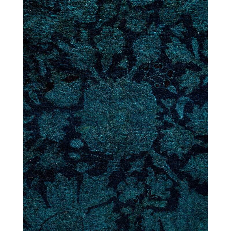 Fine Vibrance One-of-a-Kind Hand-Knotted Area Rug - Blue, 4' 1" x 6' 1" - 4' 1" x 6' 1"