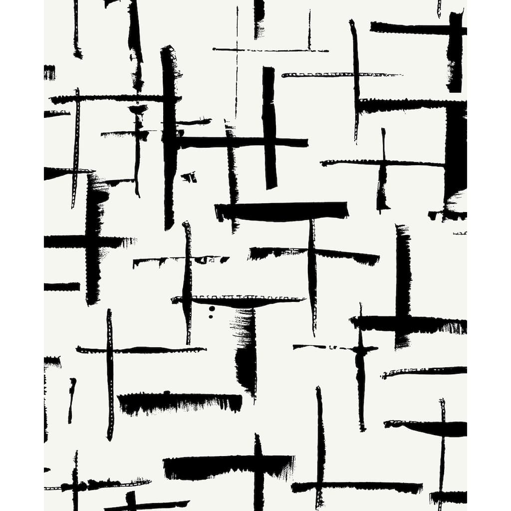 Seabrook Designs Incrociato Geometric Non-Woven Unpasted Wallpaper