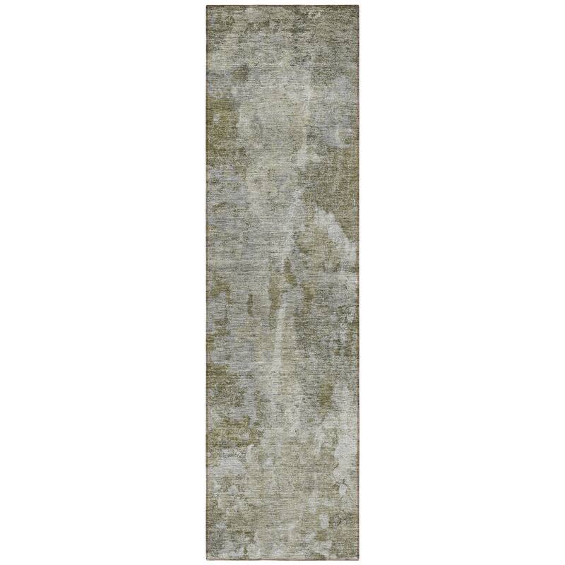Allus Unique Abstract Weather Resistant Timeless Fusion Outdoor Rug