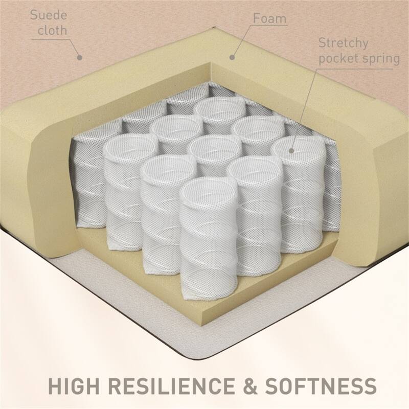 Electric Massage Recliner Chair with Lumbar Heat, Vibrating Back & Footrest