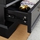 preview thumbnail 41 of 73, GDFStudio - Traditional Storage Lighted Curio Display Cabinet with Glass Doors and Drawer