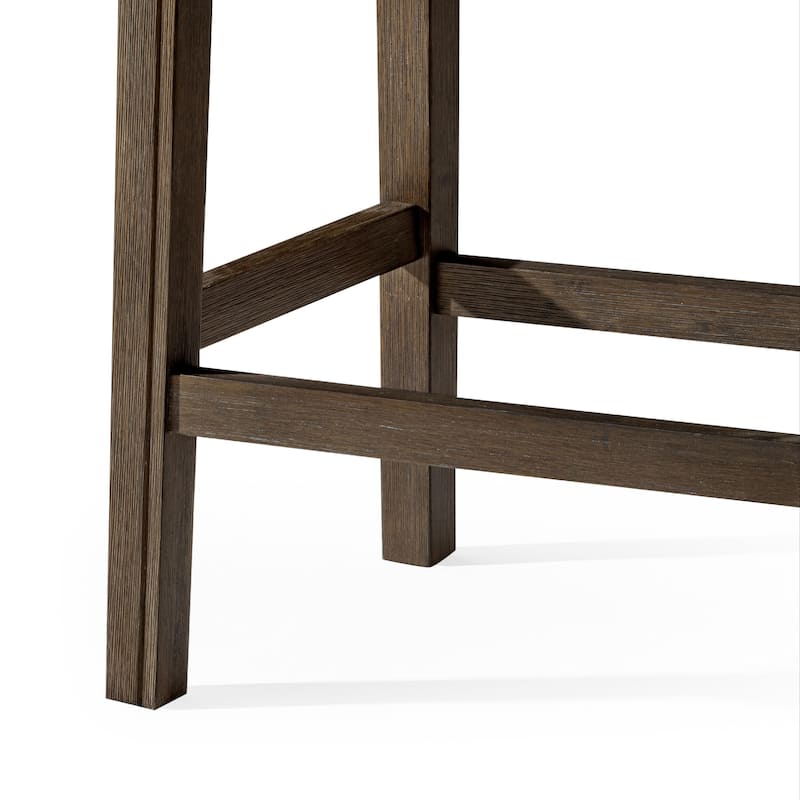 Maven Lane 26" Adrien Saddle Kitchen Counter Height Stool