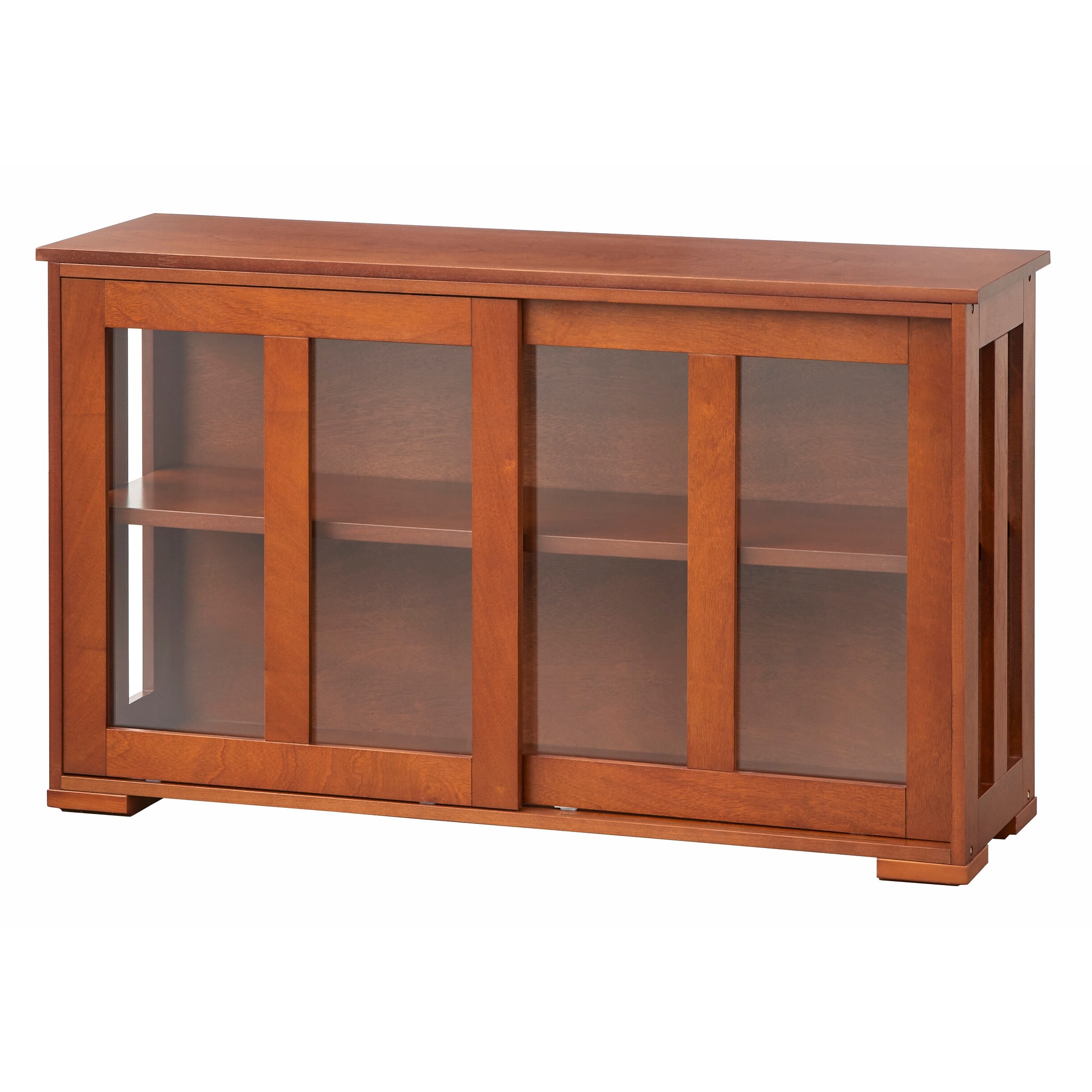 レア品★splem slide glass lowboard 1200 Porch & Den Jefferson Sliding Glass Door Stackable China Cabinet