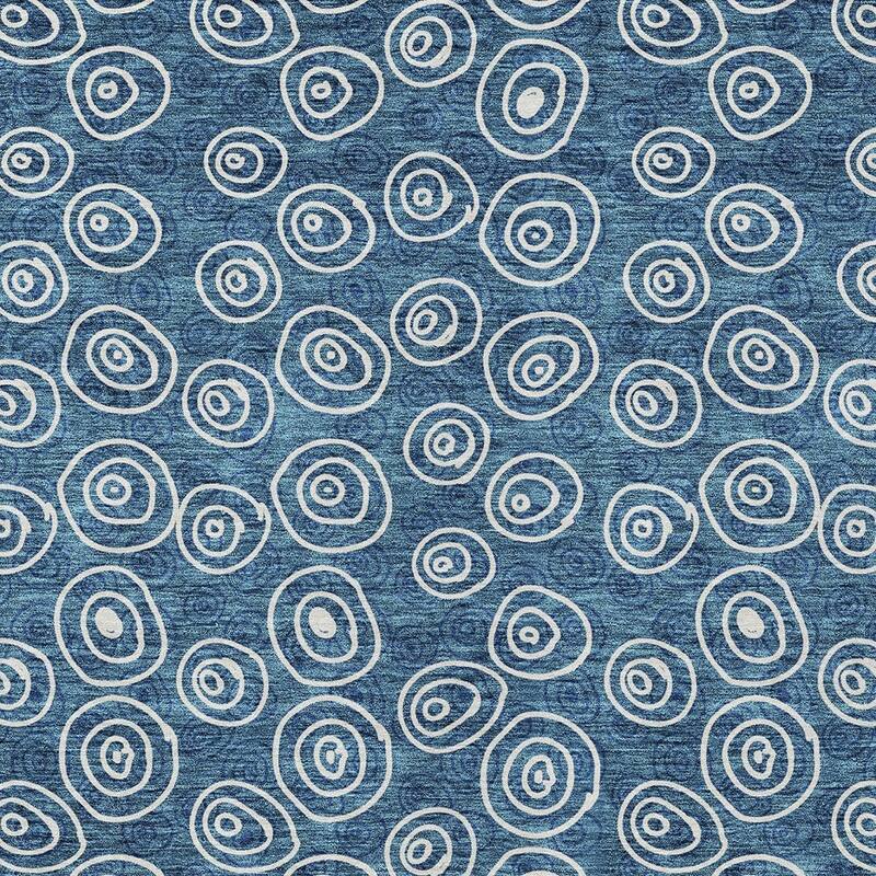 HomeRoots Geometric Transitional Rectangle Outdoor Rug