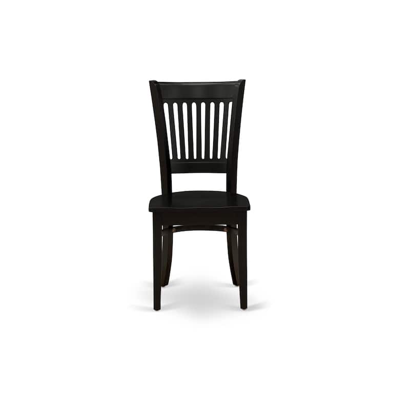 East West Furniture Vancouver Dining Room Chairs - Dining Chairs, Set of 2,(Finish & Seat Type Options)