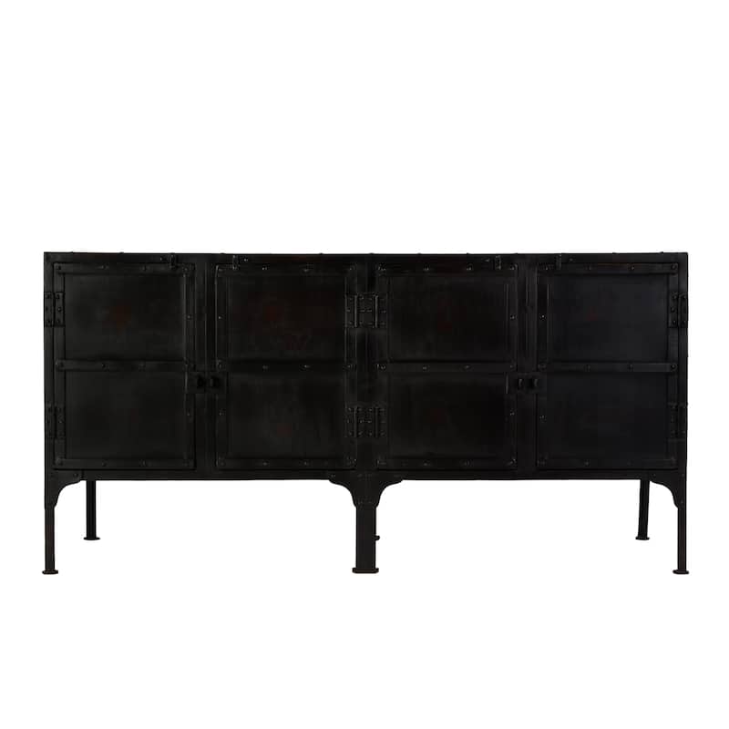 Owen Industrial Chic Metal Console Cabinet