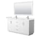 Option White, Nickel Trim, White Quartz Top
