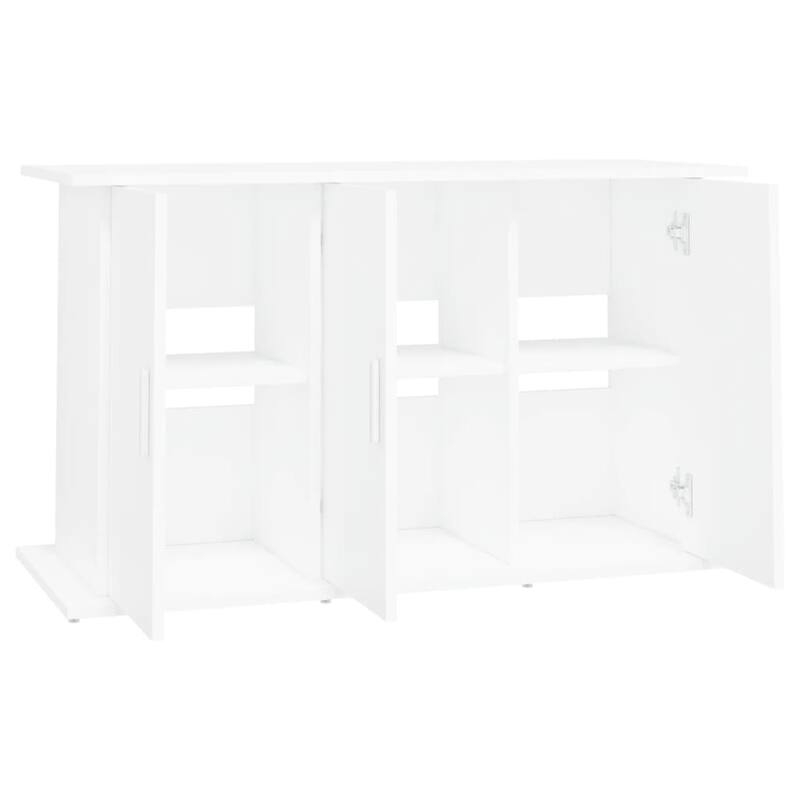vidaXL Aquarium Stand White Engineered wood 39.8 in x 16.1 in x 22.8 in - 16.1 x 39.8 x 22.8