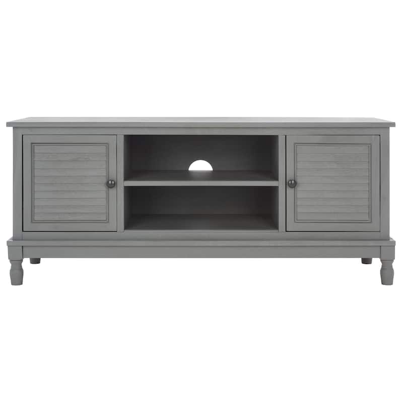 SAFAVIEH Caitlyn 2 Door 1 Shelf Media Stand - 47" W x 16" D x 20" H - 47Wx16Dx20H