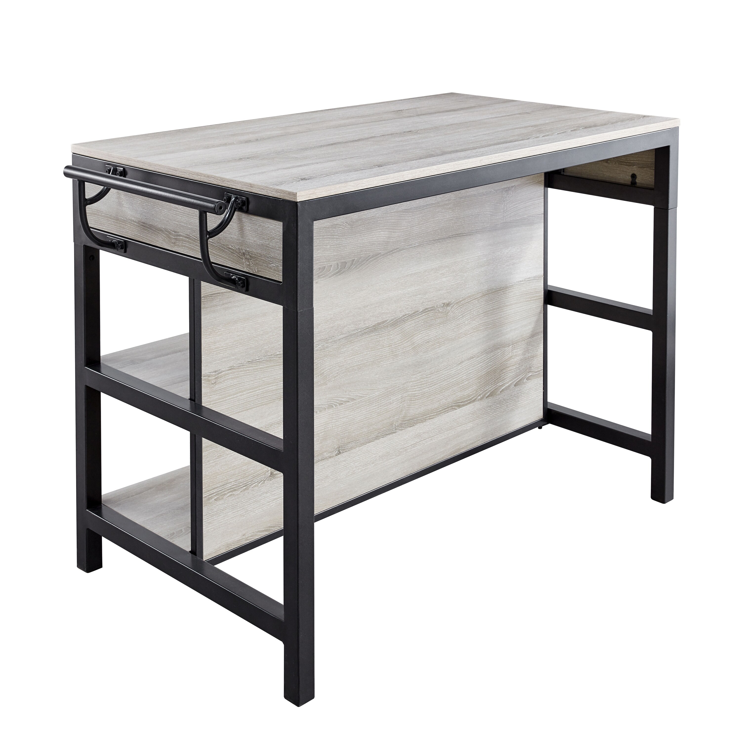 Shop Carbon Loft Callen Weathered Driftwood Kitchen Island Overstock 31243857