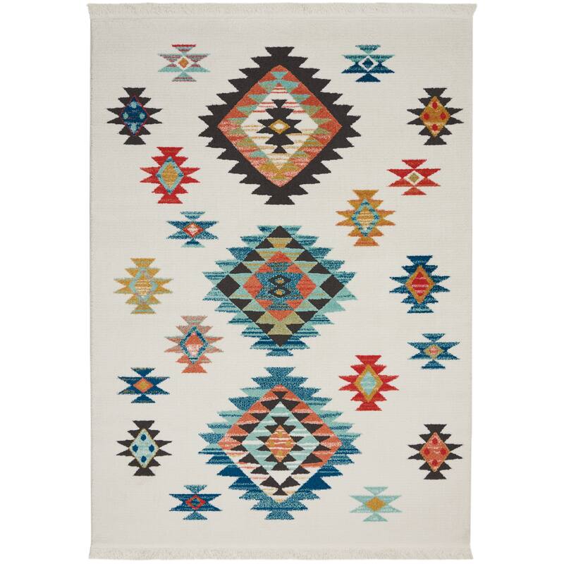 Nourison Tribal Decor Aztec Geometric Area Rug