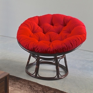 48-inch Solid Twill Papasan Cushion (Cushion Only)