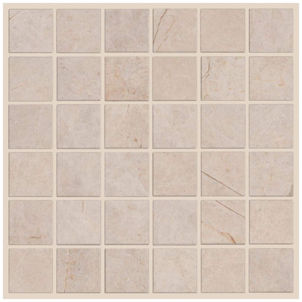 Shaw 459TS Venture - 12" x 12" Floor and Wall Mosaic Tile - Marble