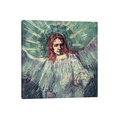 iCanvas "Head Of An Angel (After Rembrandt), 1889" by Vincent van Gogh Canvas Print