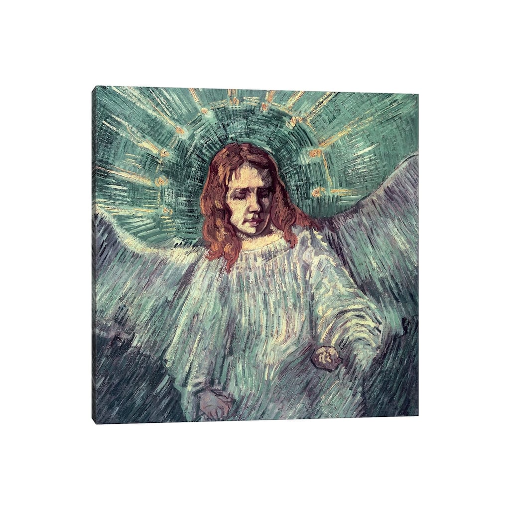 iCanvas "Head Of An Angel (After Rembrandt), 1889" by Vincent van Gogh Canvas Print